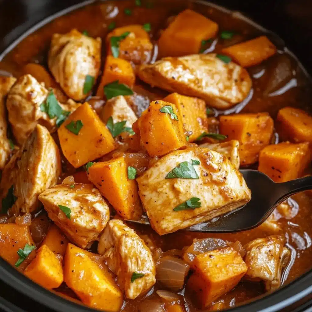 Crockpot Chicken and Sweet Potatoes