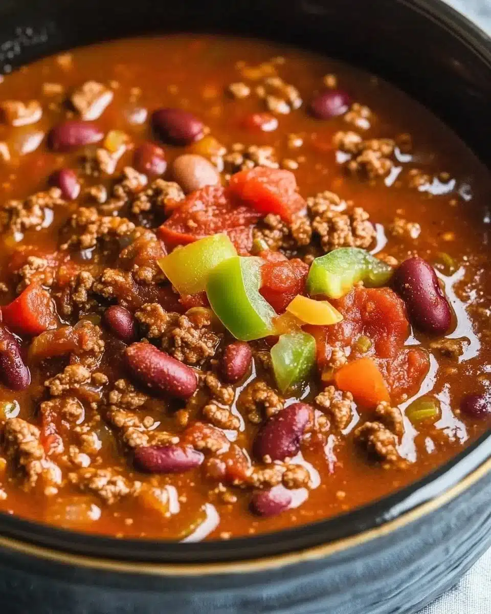 Easy Crockpot Chili