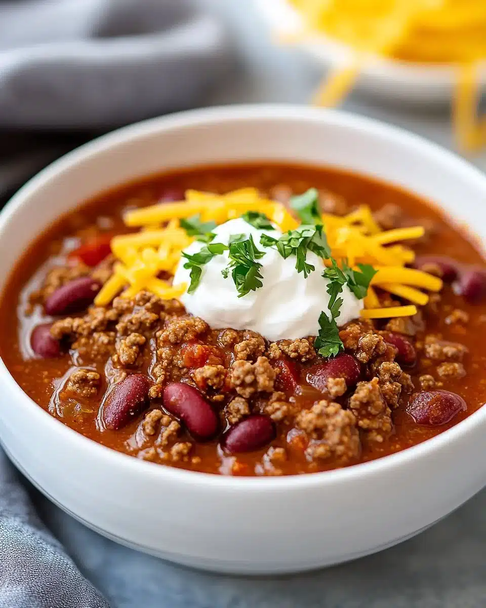 Easy Crockpot Chili