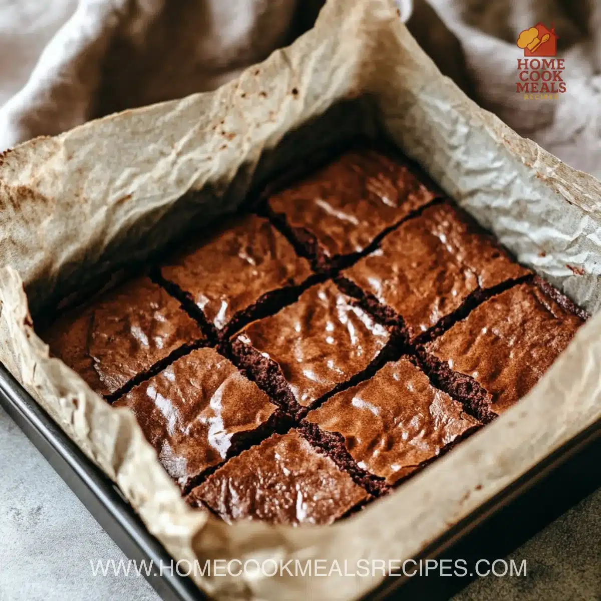 Flourless Brownies 6 Flourless Brownies