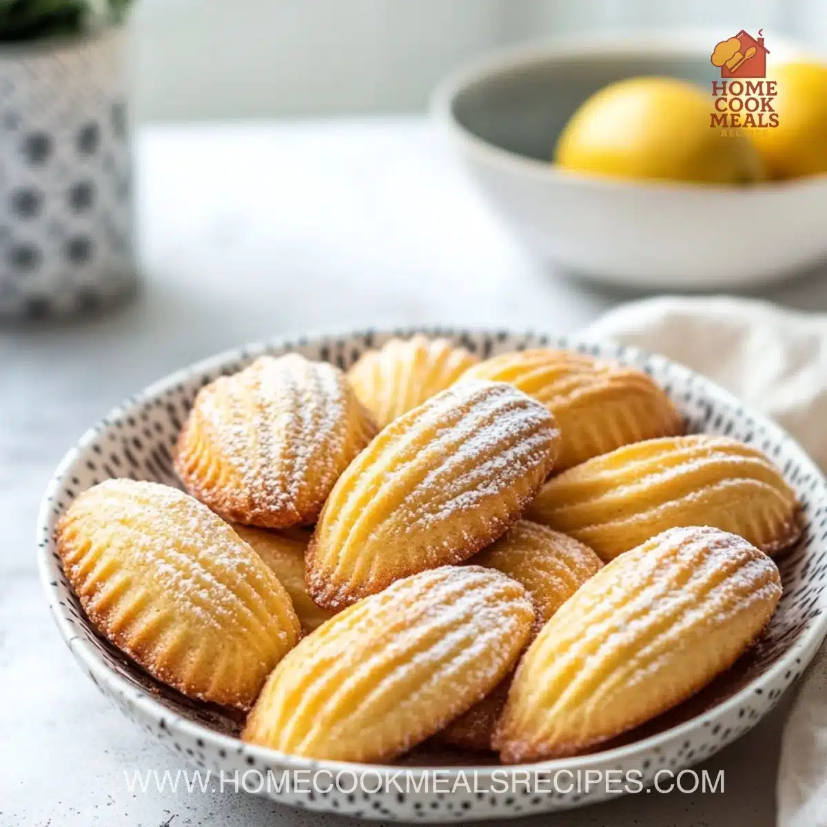 French Madeleine Cookies