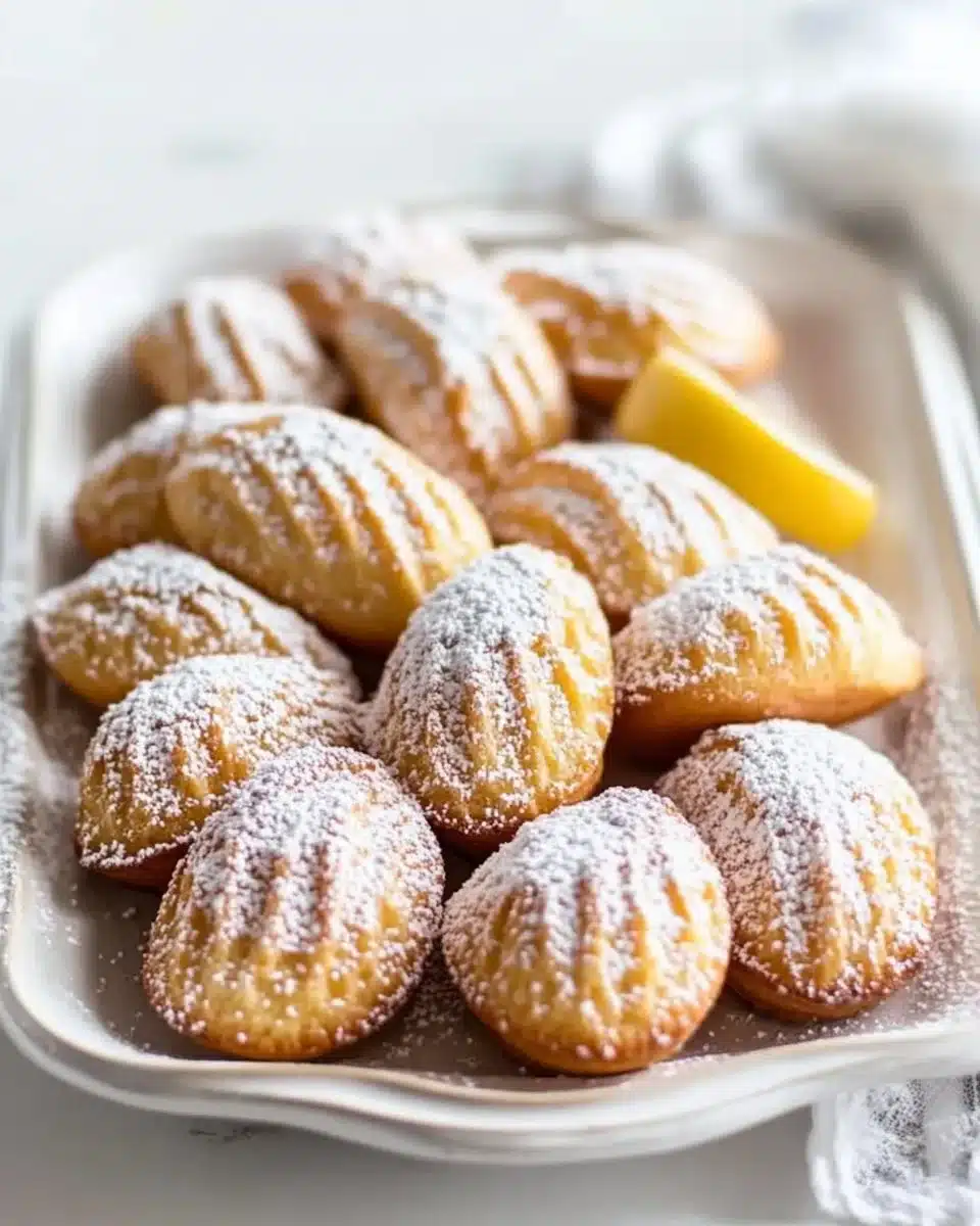 French Madeleine Cookies
