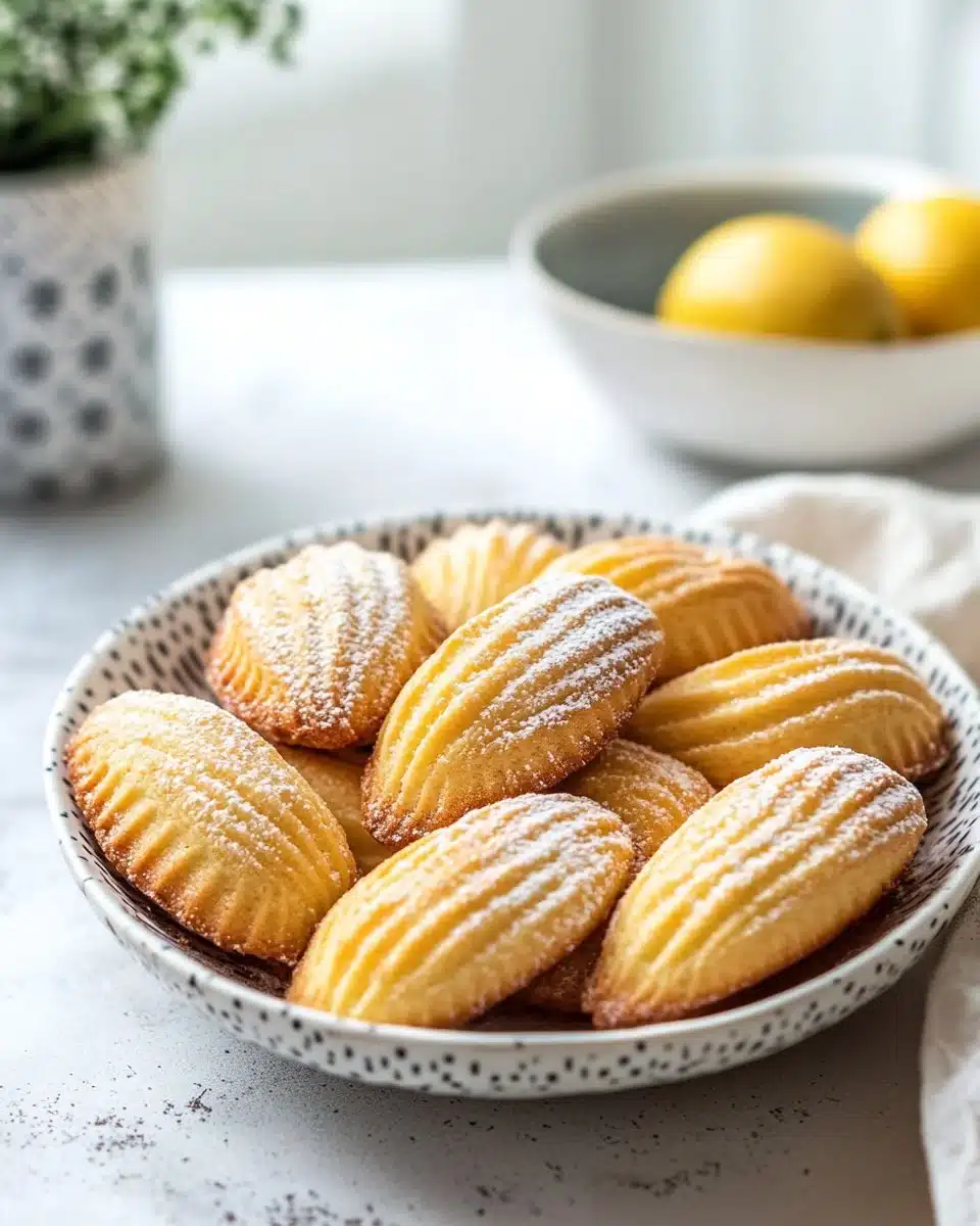 French Madeleine Cookies
