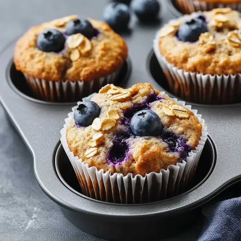 Hearty Blueberry Protein Muffins