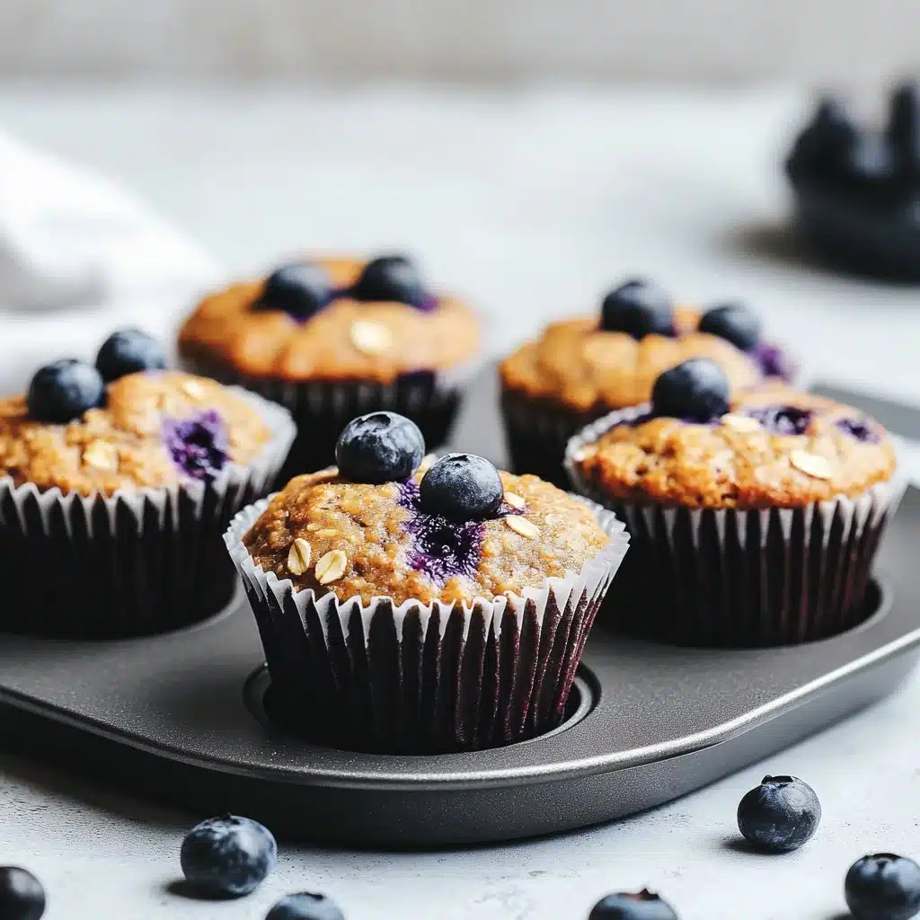 Hearty Blueberry Protein Muffins