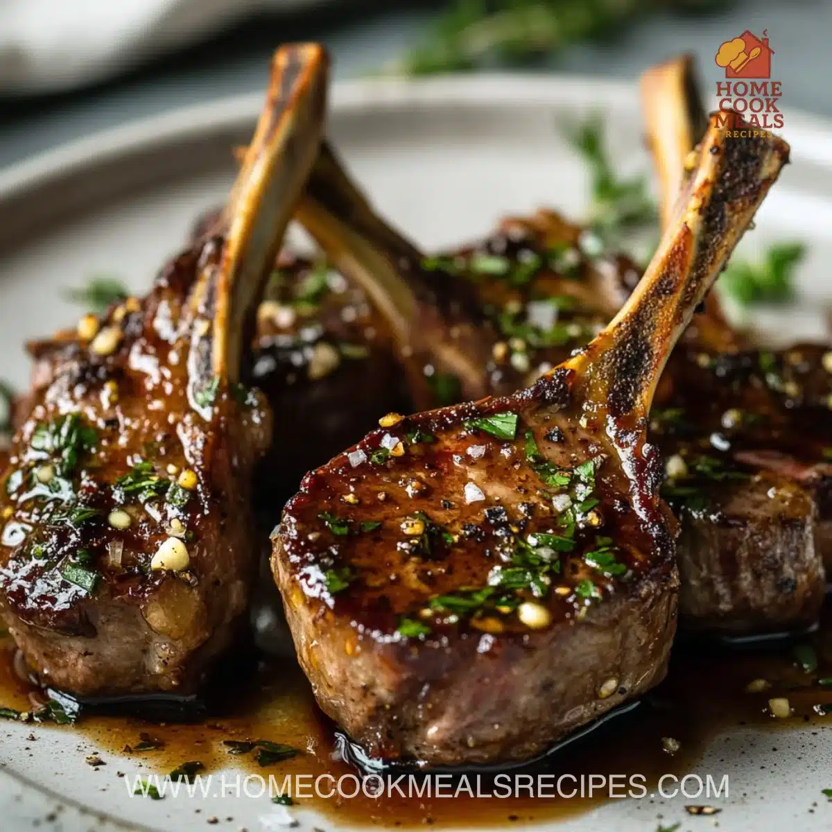 Honey Garlic Lamb Chops