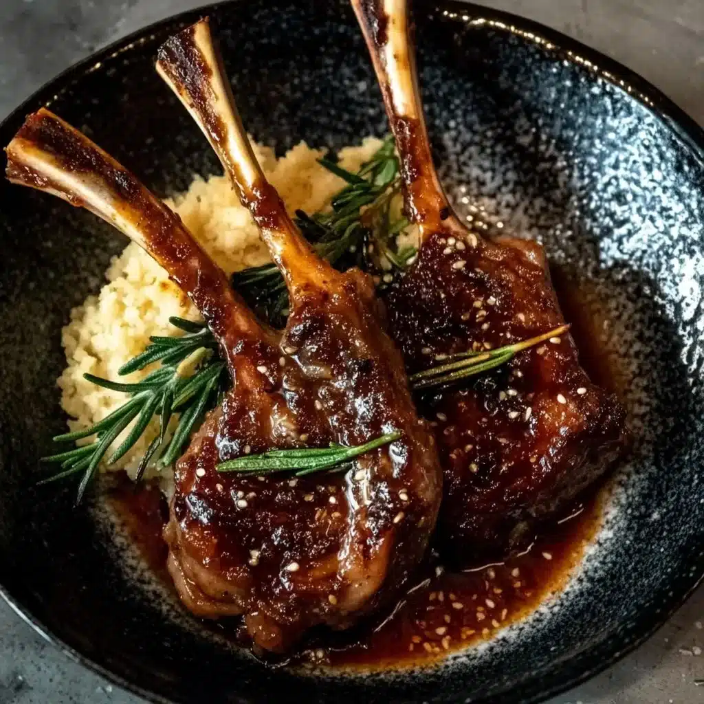 Honey Garlic Lamb Chops
