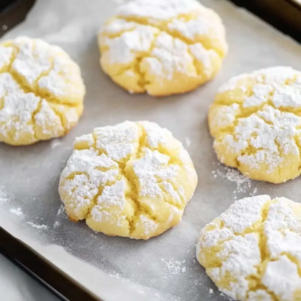Lemon Crinkle Cookies