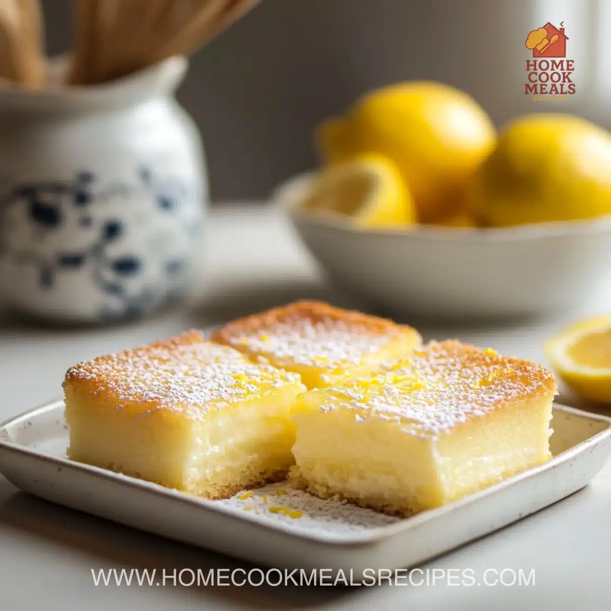 Lemon Custard Cake 5 Lemon Custard Cake