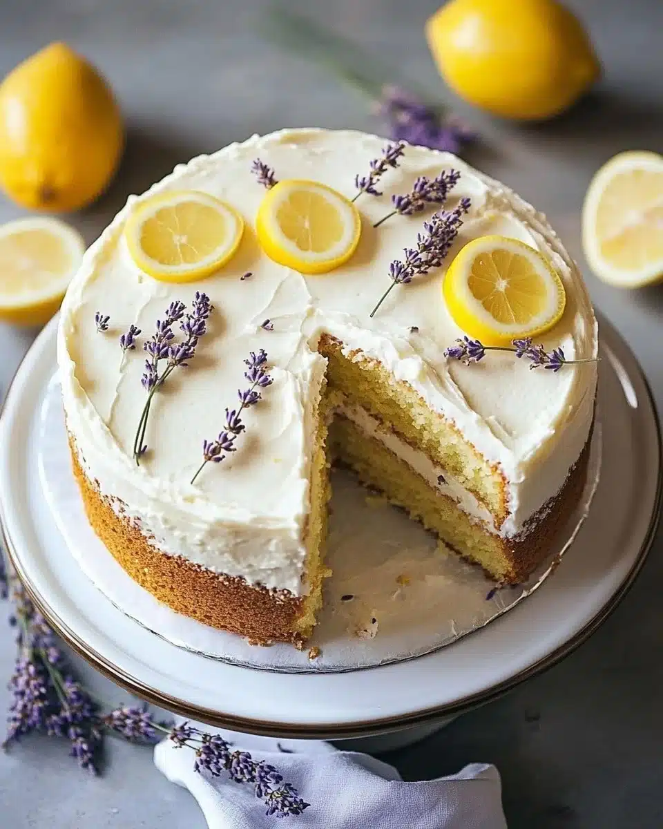 Lemon Lavender Cake