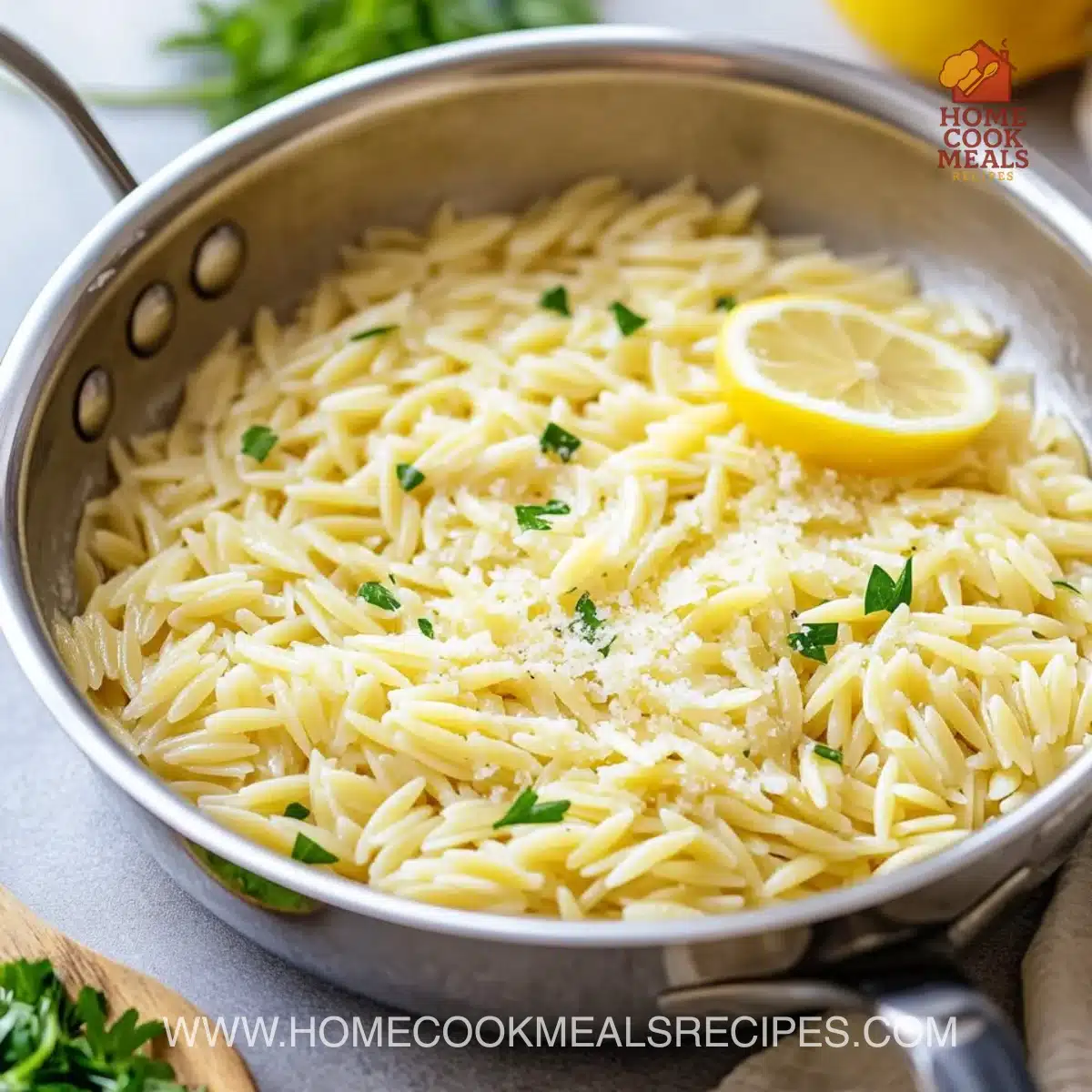 Lemon Orzo Pasta