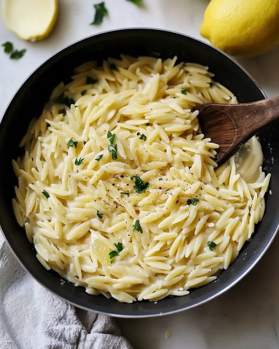 Lemon Orzo Pasta