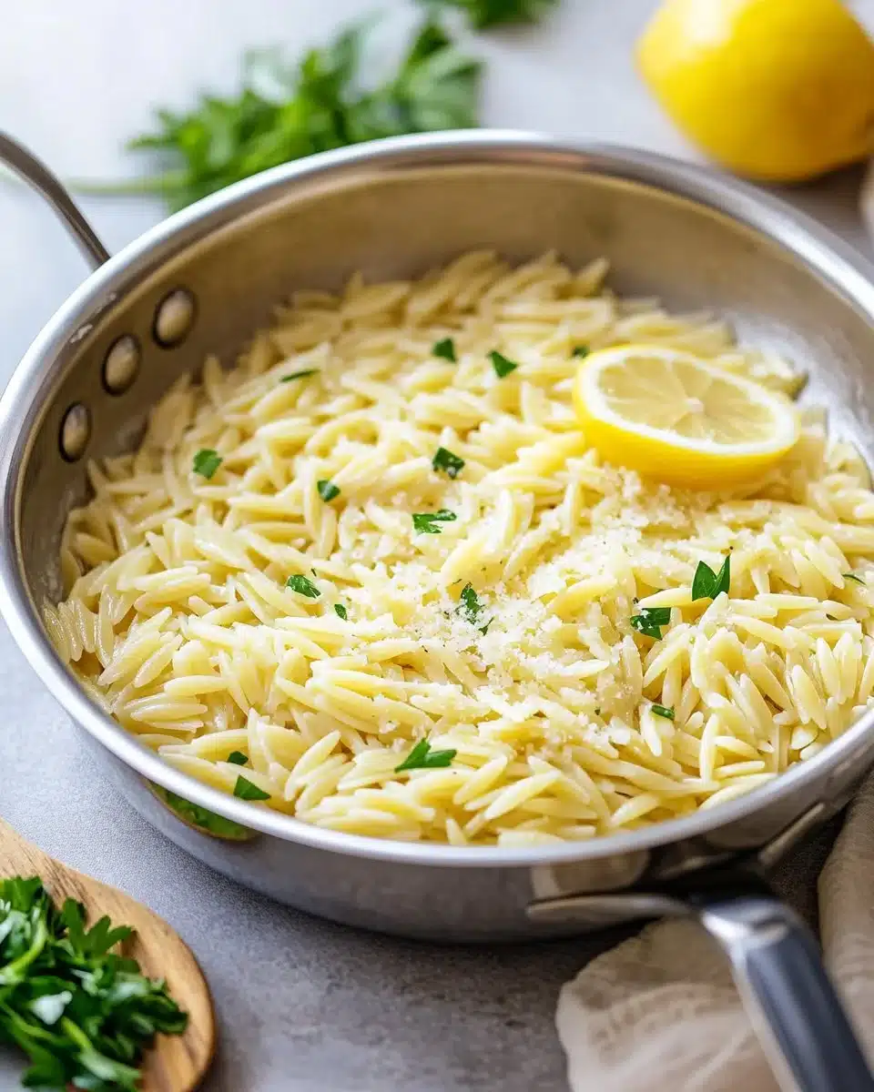 Lemon Orzo Pasta
