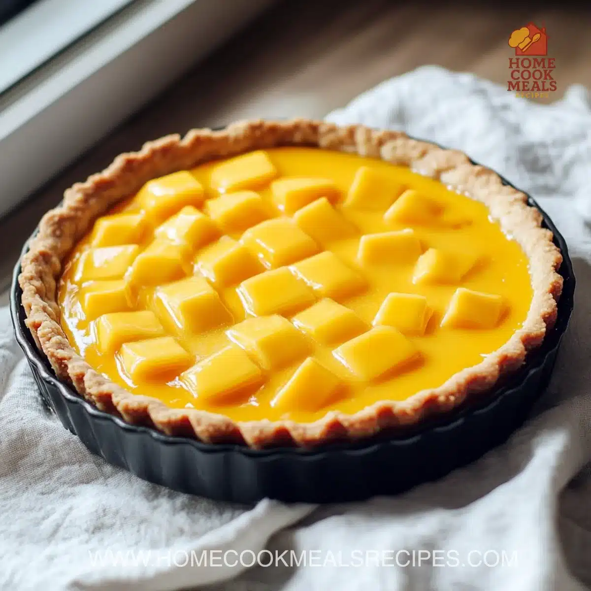 Mango Curd Tart