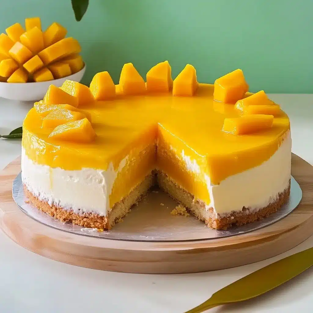 Mango Mousse Cake 8 Mango Mousse Cake