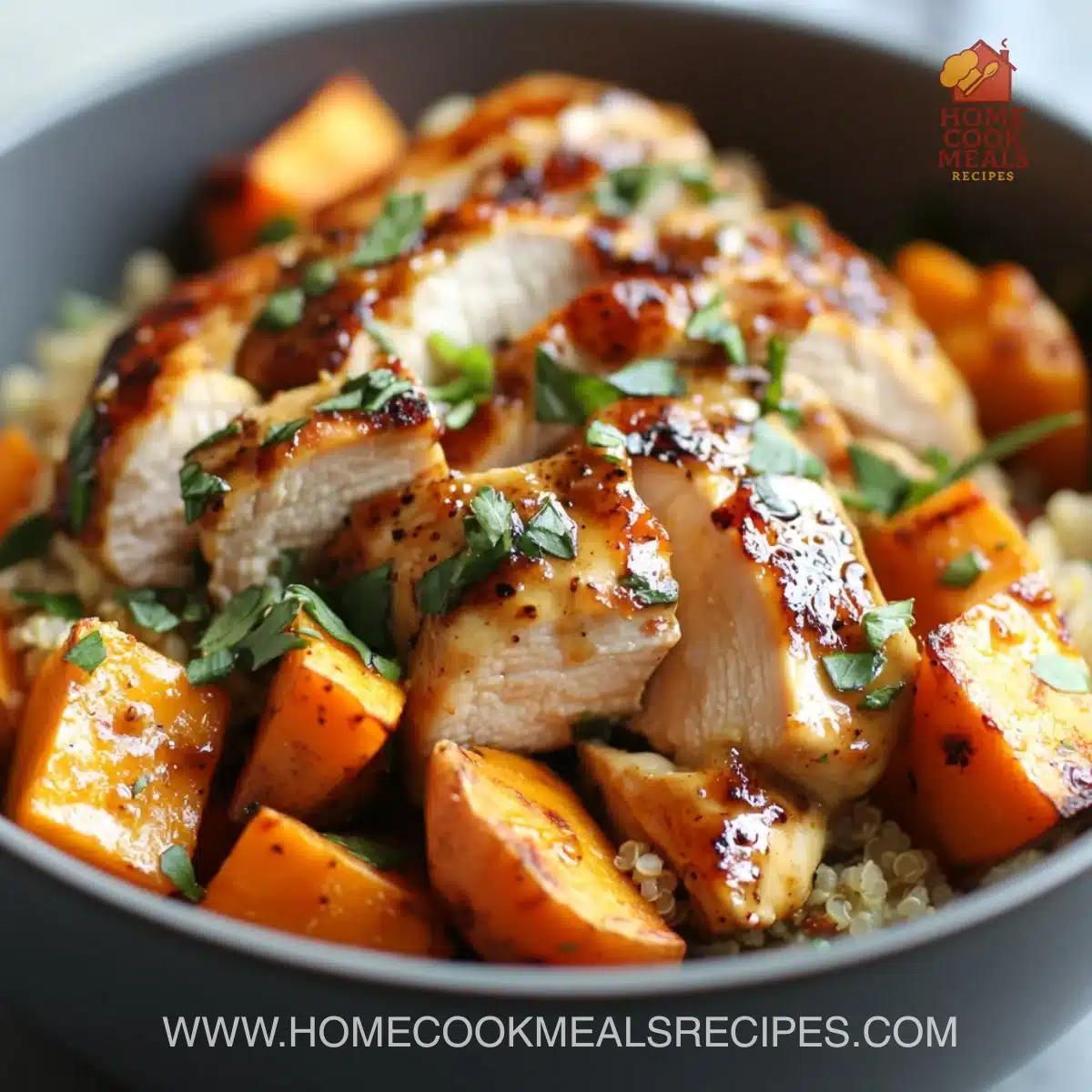 Maple Dijon Chicken & Sweet Potato Bowls That Comfort Your Soul