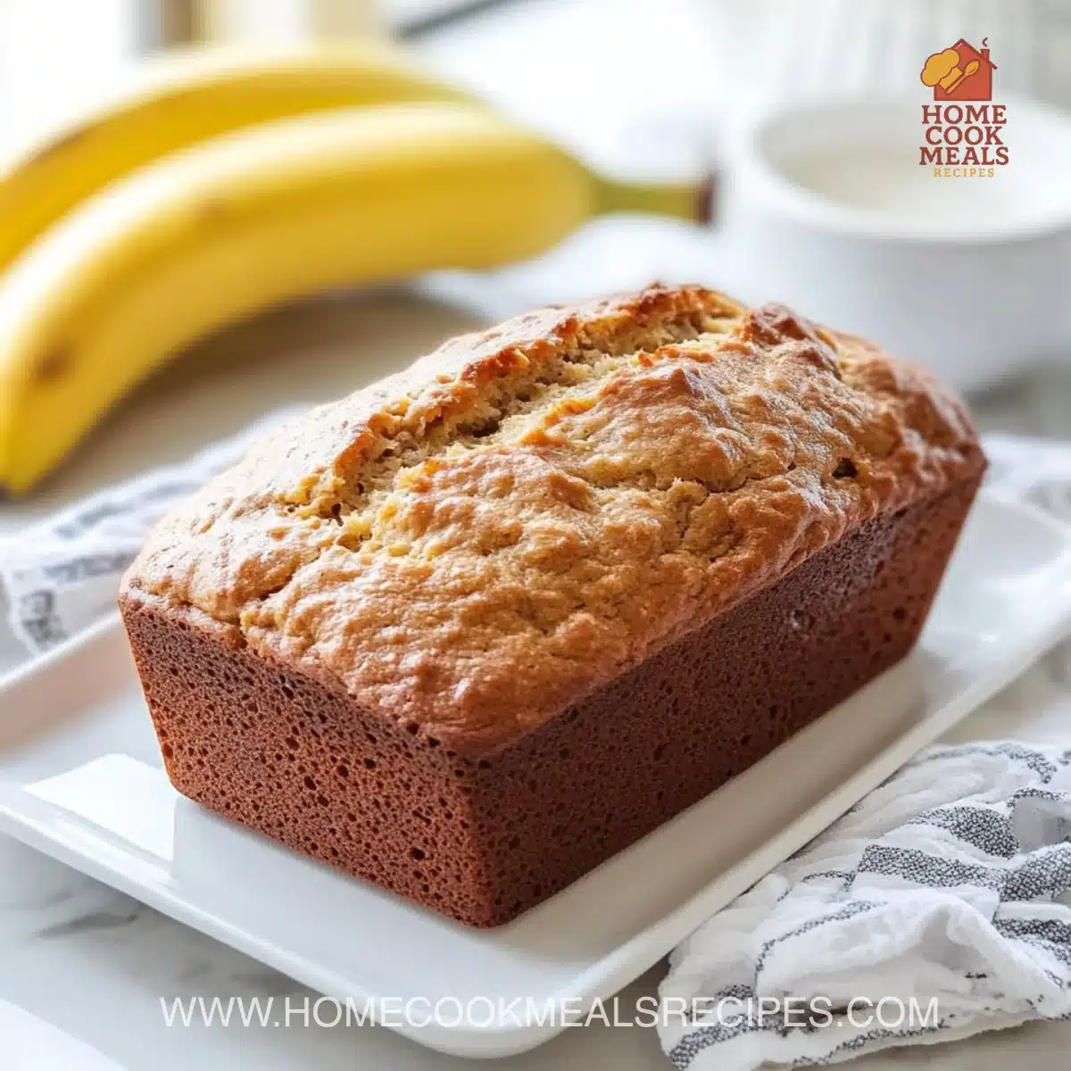 Moist Banana Quick Bread 1 Moist Banana Quick Bread