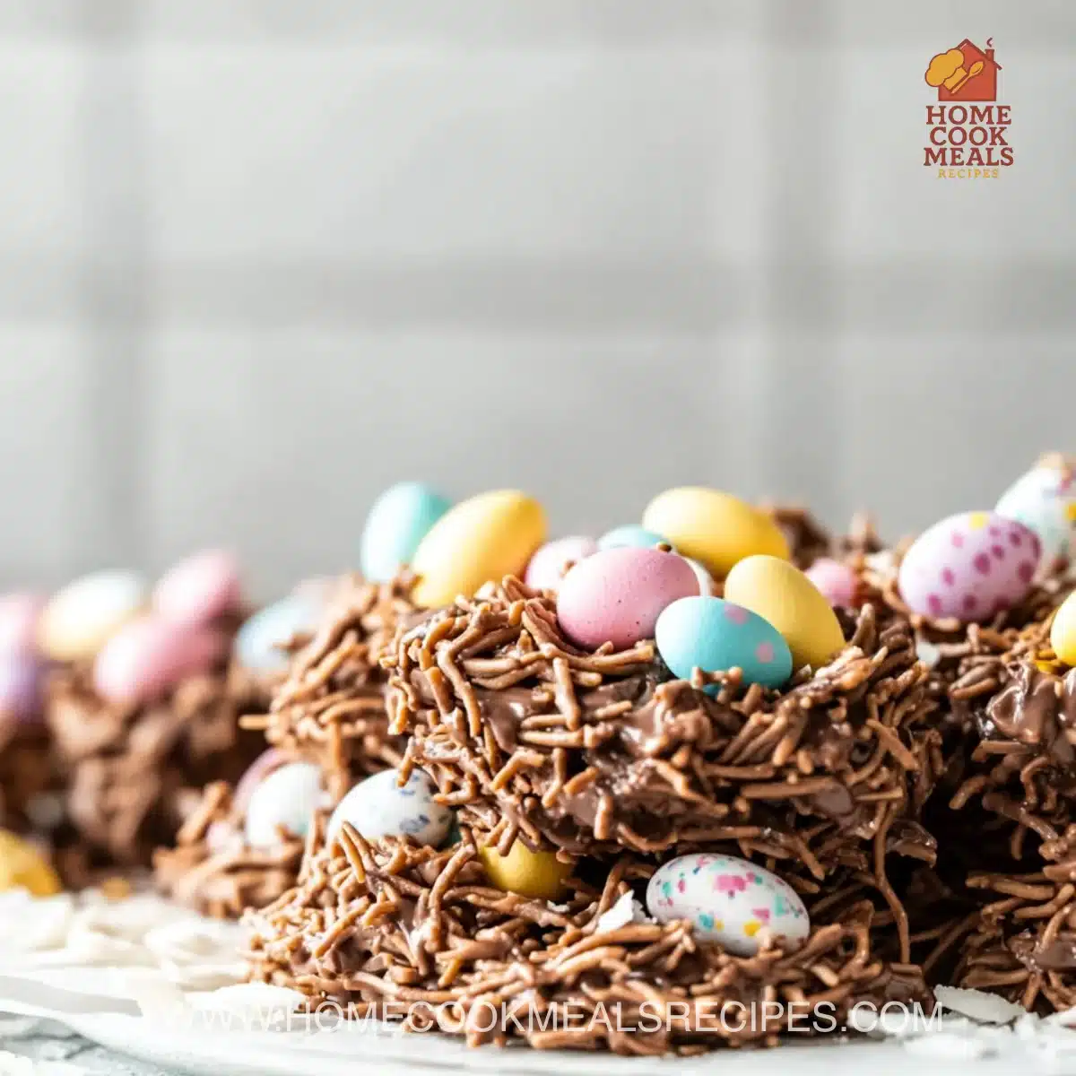 No-Bake Easter Egg Peanut Butter Haystacks 1 No-Bake Easter Egg Peanut Butter Haystacks