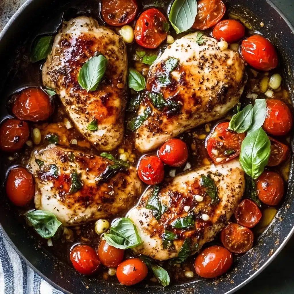 One-Pan Juicy Chicken in Balsamic Sauce
