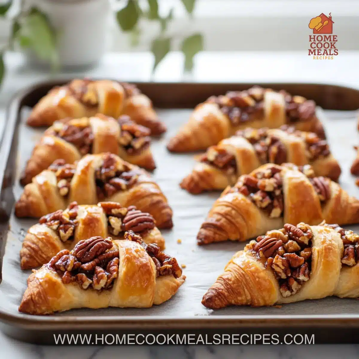 Pecan Pie Crescents Recipe