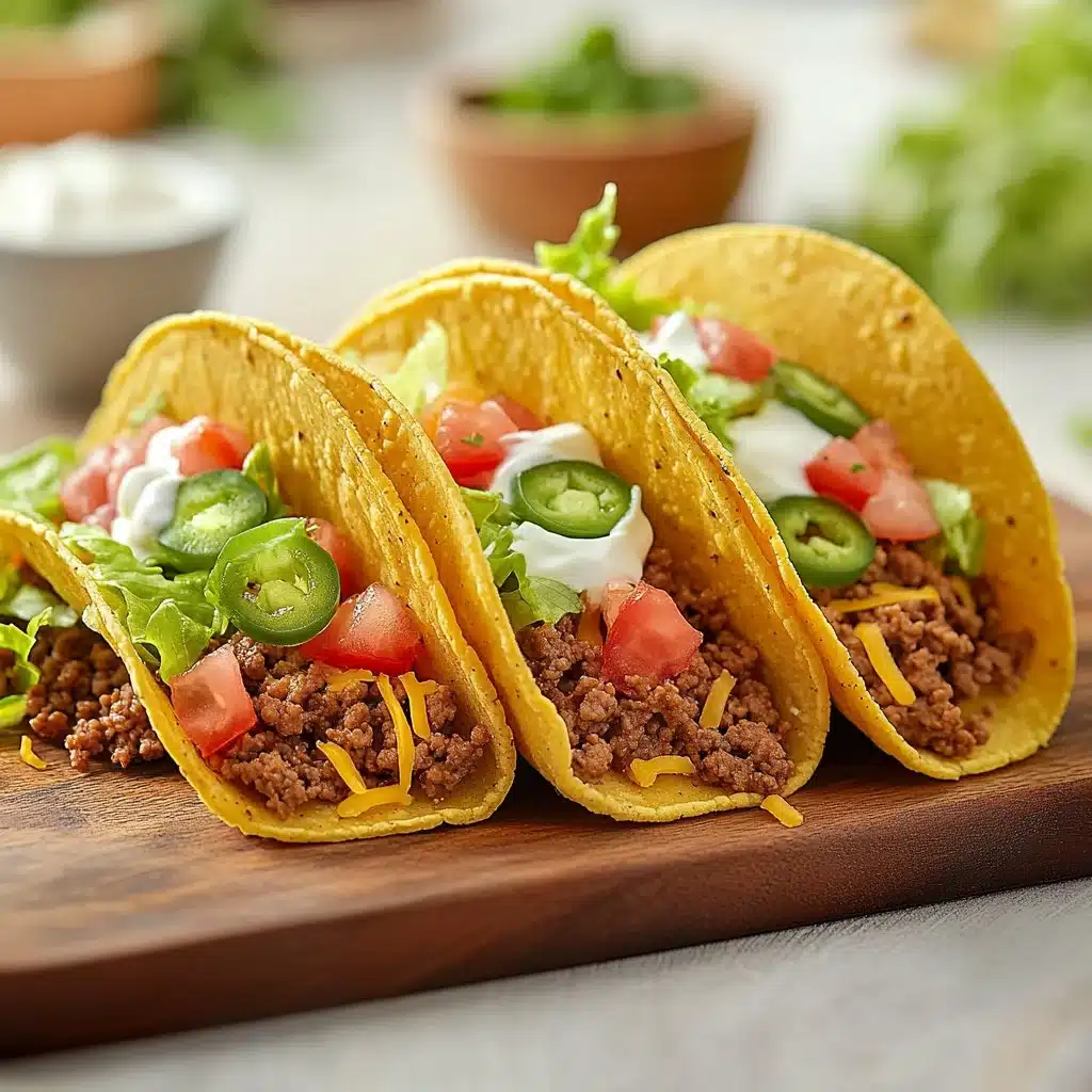 Smash burger tacos featuring juicy patties and fresh toppings