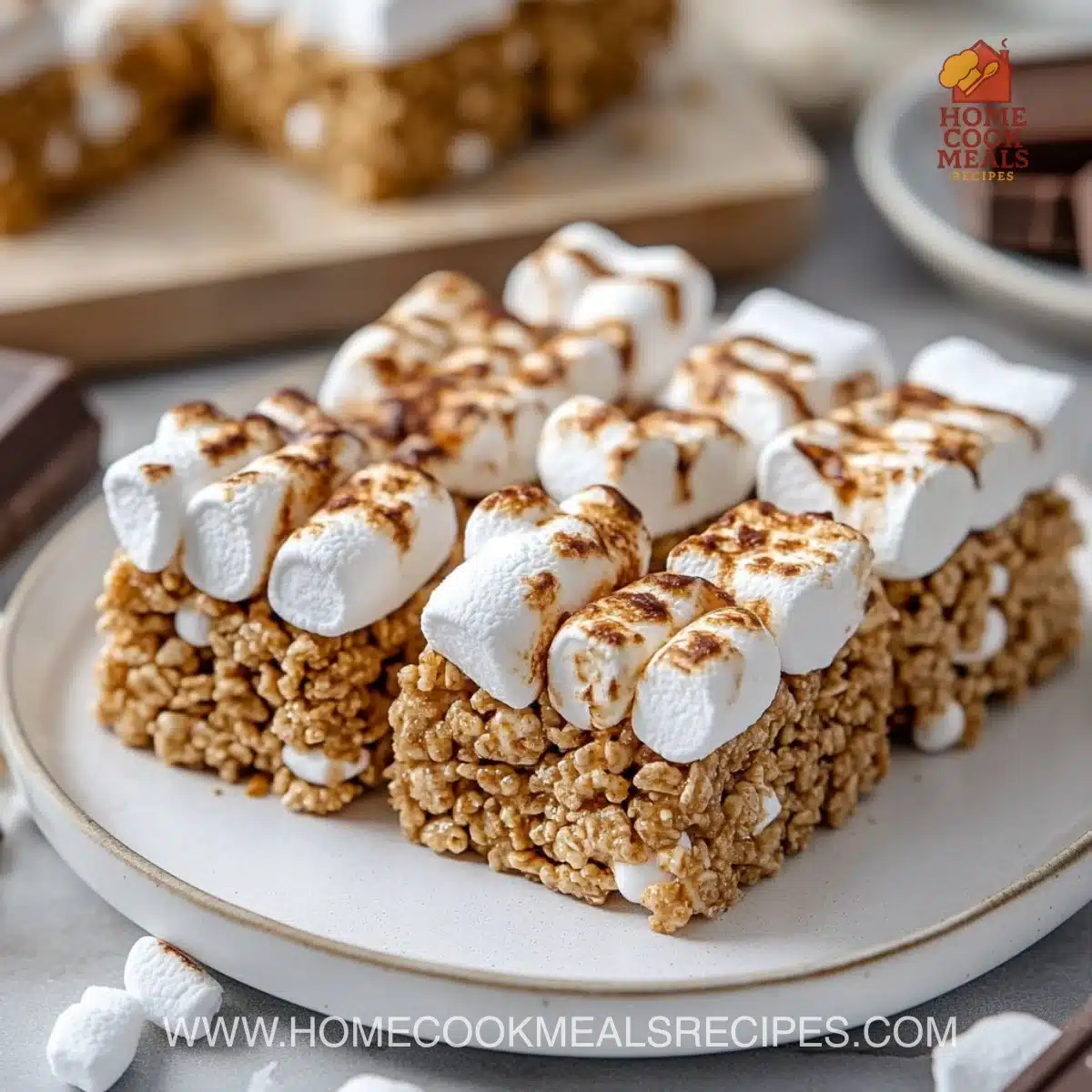 S'mores Rice Krispies Treats