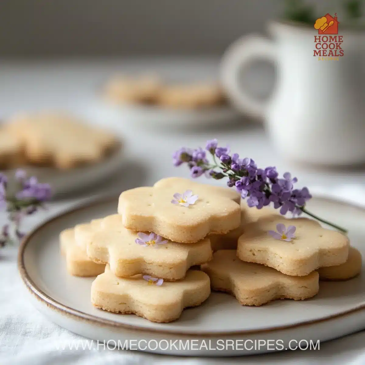 Spring Flower Shortbread Cookies 7 Spring Flower Shortbread Cookies