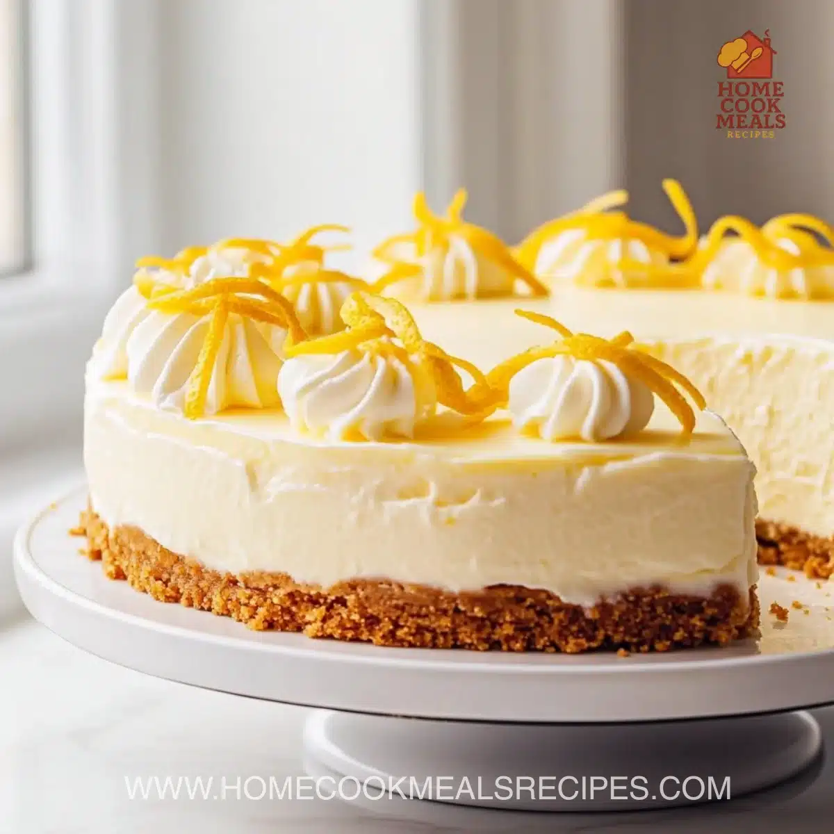 Tangy Lemon Cheesecake Cake