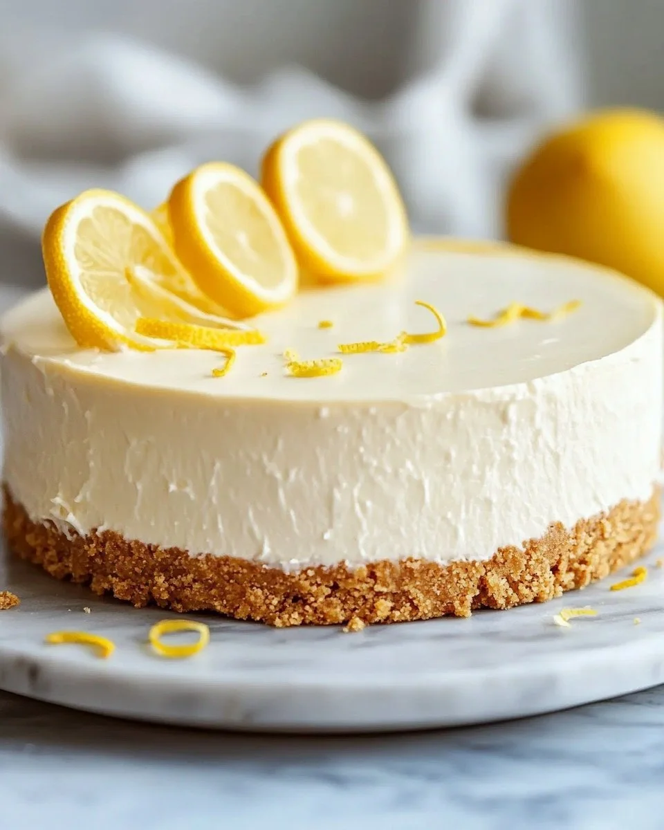 Tangy Lemon Cheesecake Cake