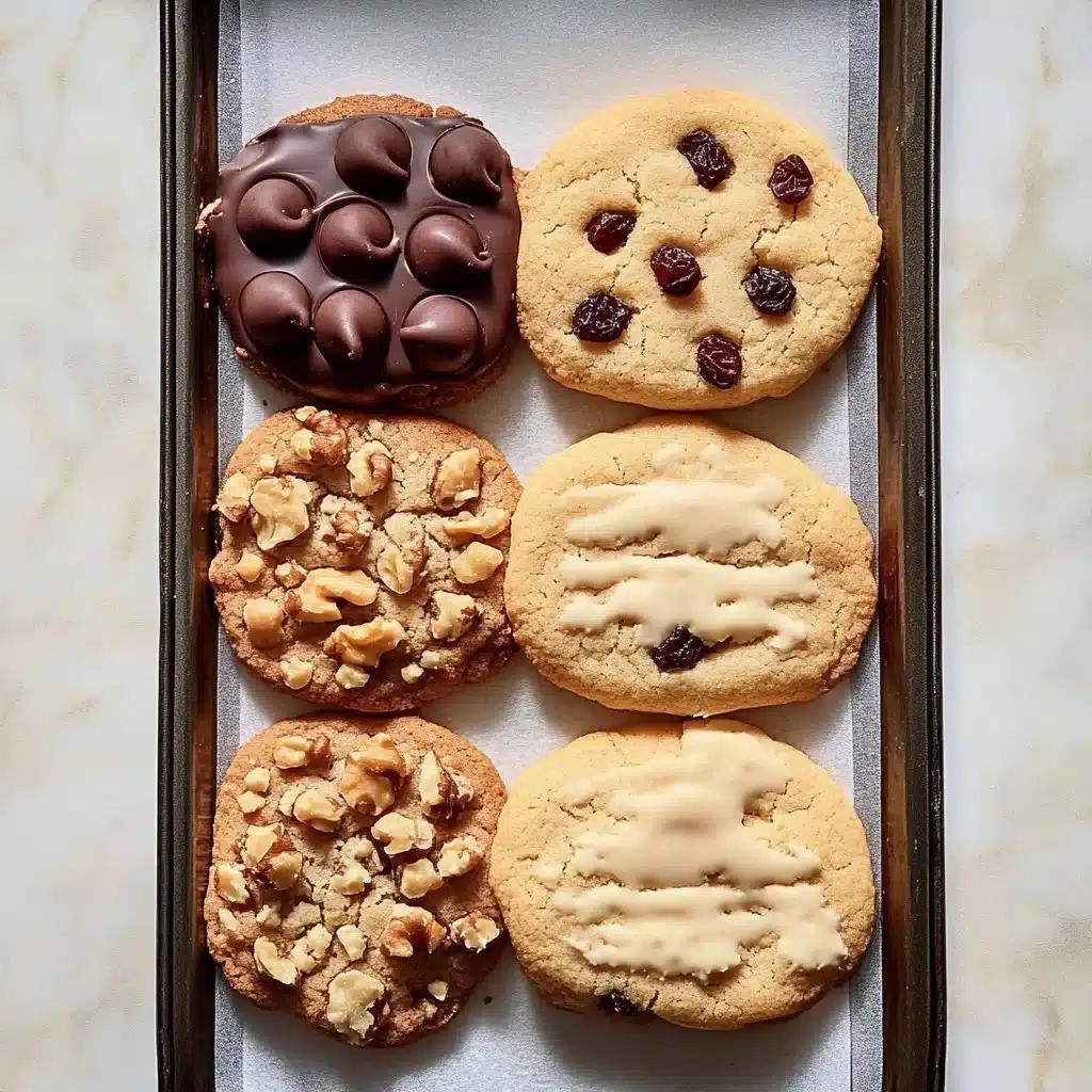 Three Cookies from One Dough