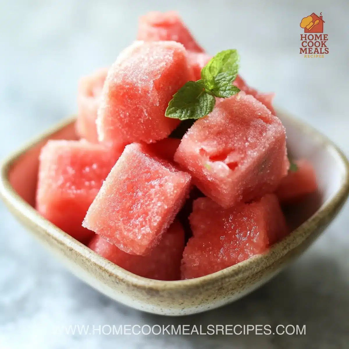 Watermelon Sorbet 7 Watermelon Sorbet