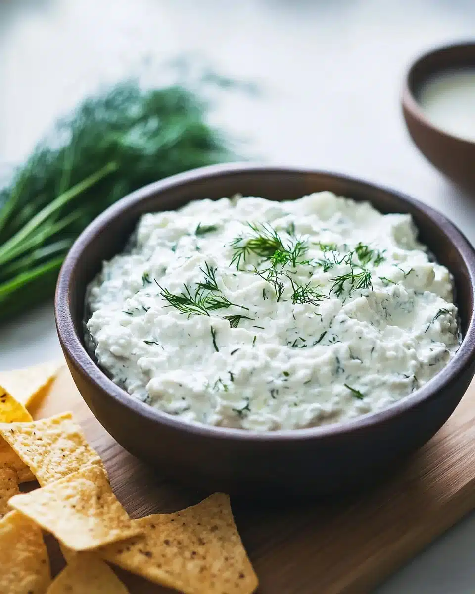 Whipped Cottage Cheese Dip