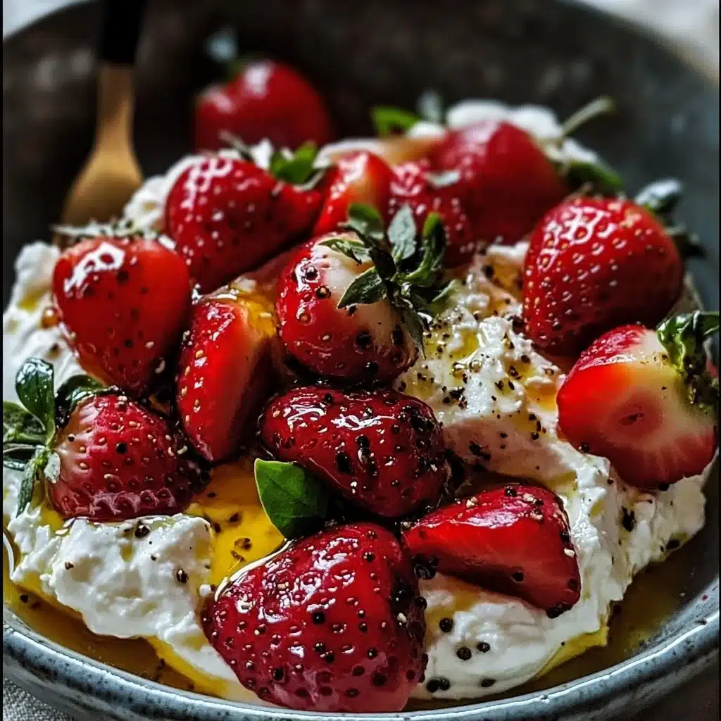 Whipped Feta with Roasted Strawberries