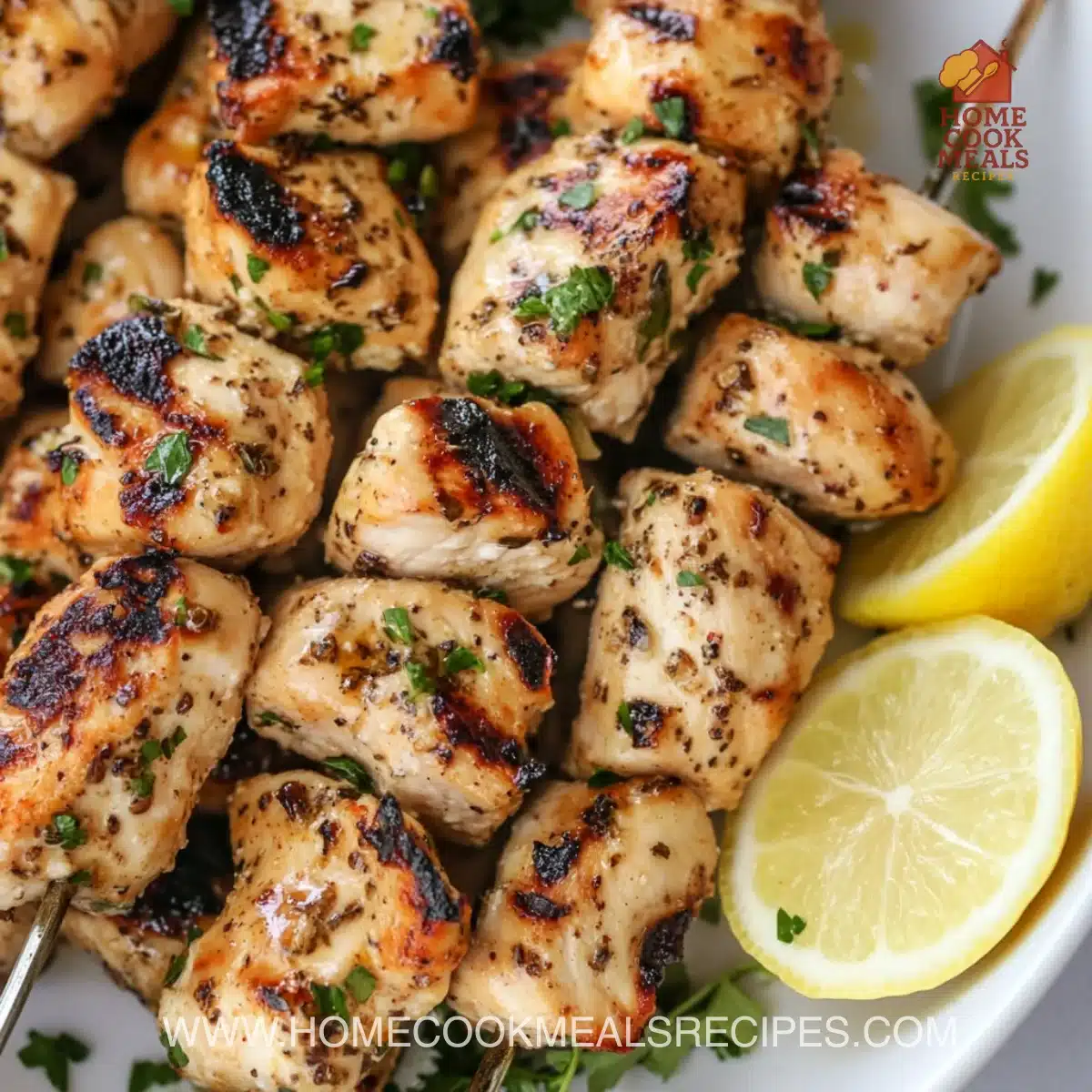 Authentic Greek chicken souvlaki marinade recipe with fresh herbs and spices
