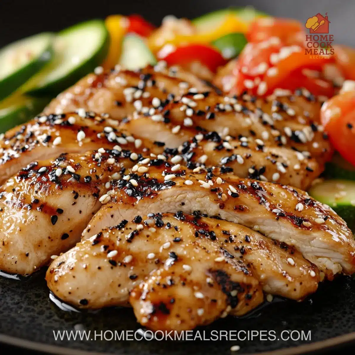 Delicious Blackstone Hibachi Chicken sizzling on a grill