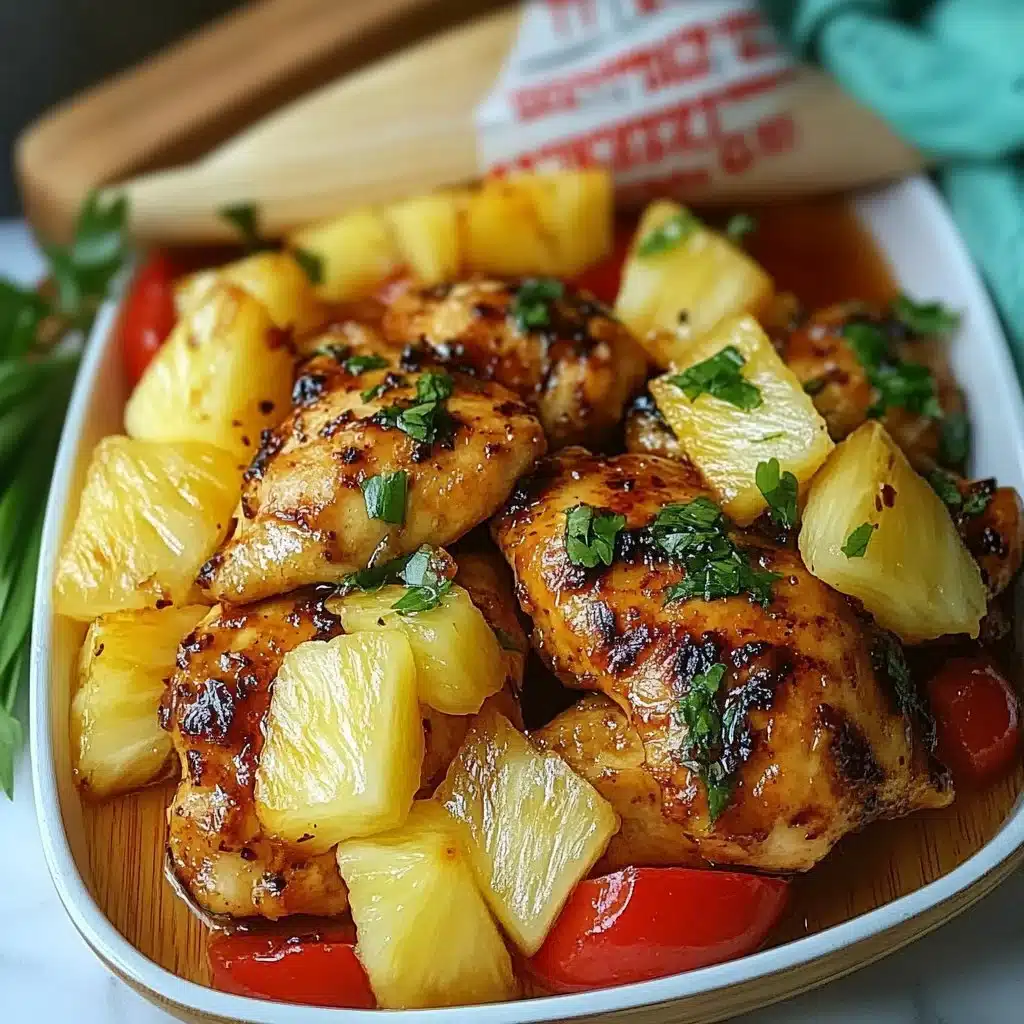 Blackstone Pineapple Chicken