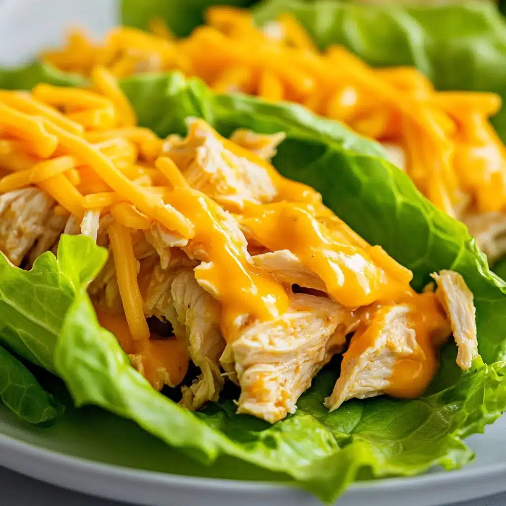 Cheesy Garlic Chicken Wraps