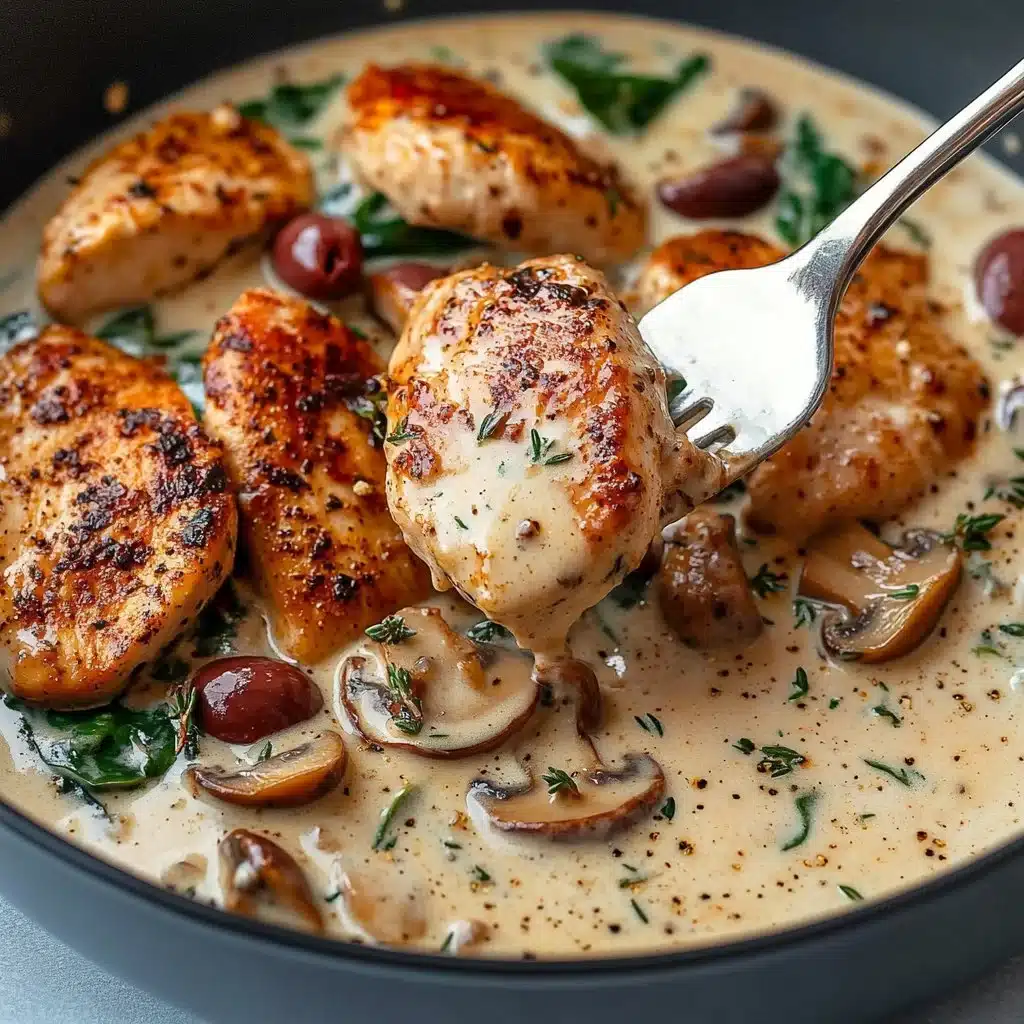 Creamy Mushroom Chicken Recipe
