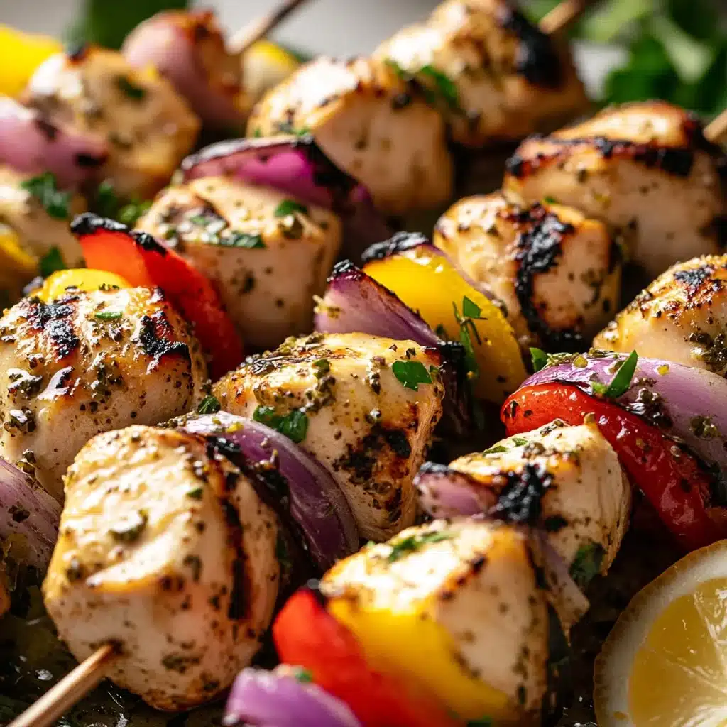 Greek Marinated Chicken Kabobs