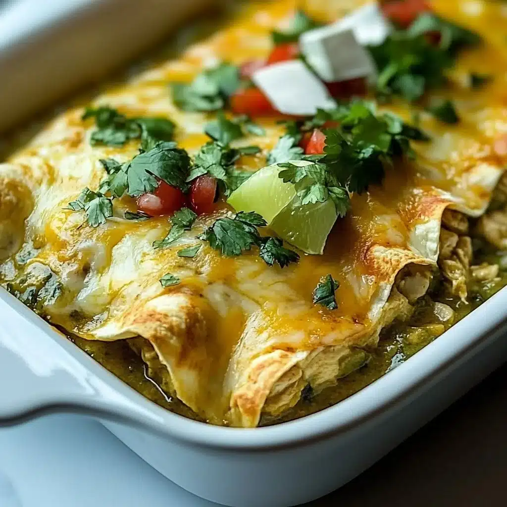 Green Chicken Enchiladas