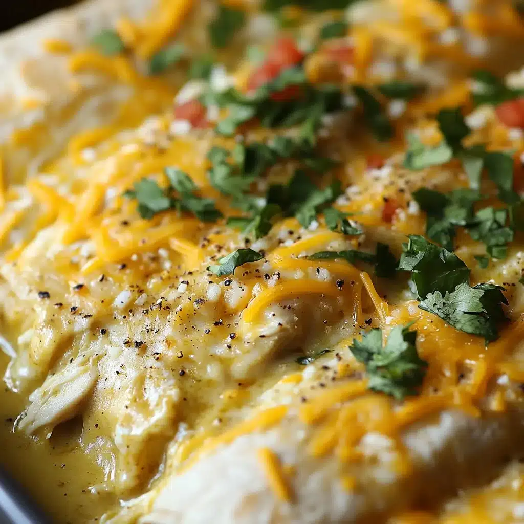 Green Chicken Enchiladas