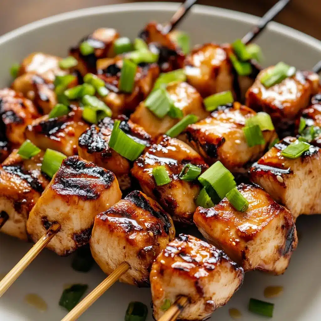 Grilled Chicken Yakitori Skewers