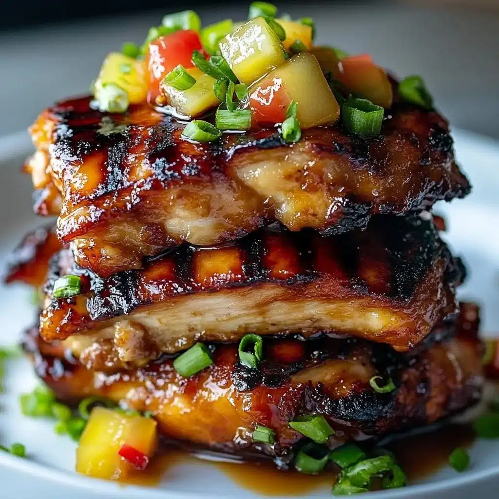 Hawaiian Turned Turned Chicken Stack