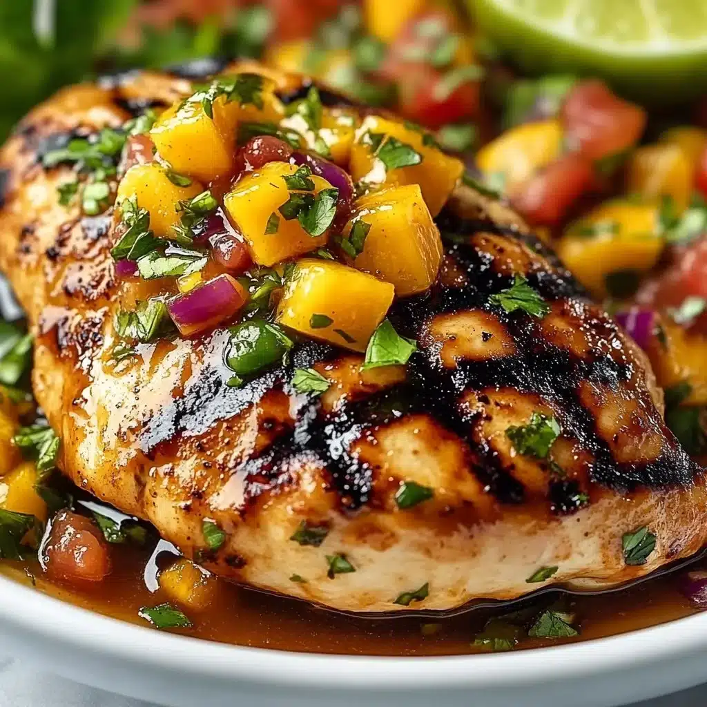 Honey Lime Chicken with Mango Salsa