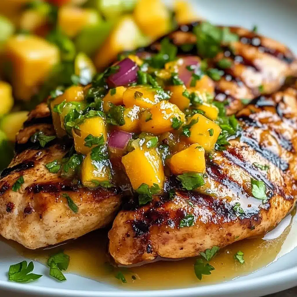 Honey Lime Chicken with Mango Salsa