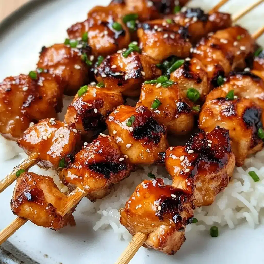 Korean Chicken Skewers