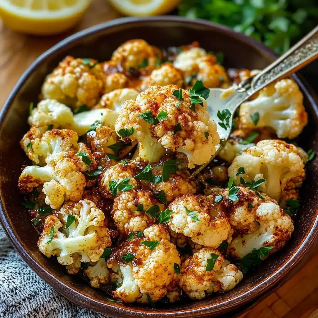 Moroccan Cauliflower with Tahini-Honey 6 Moroccan Cauliflower with Tahini-Honey
