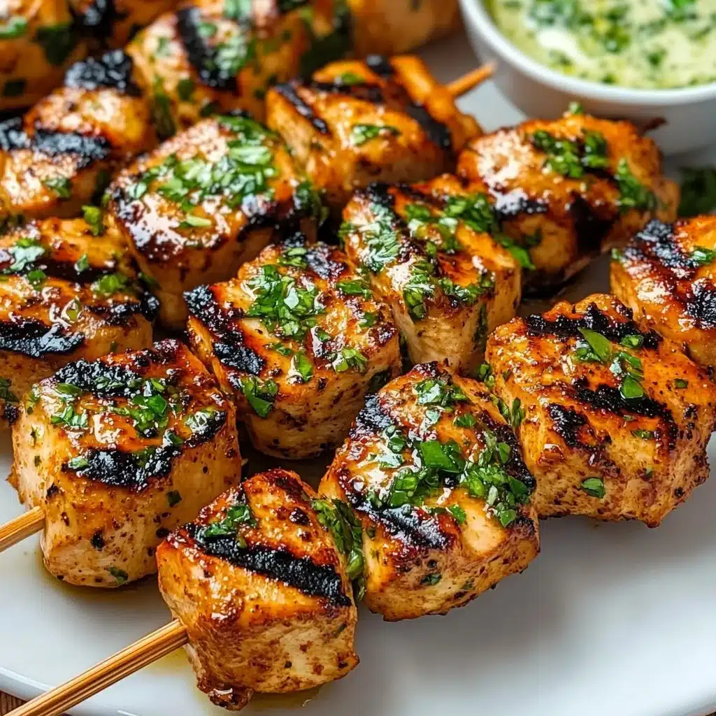 Peruvian Grilled Chicken Skewers