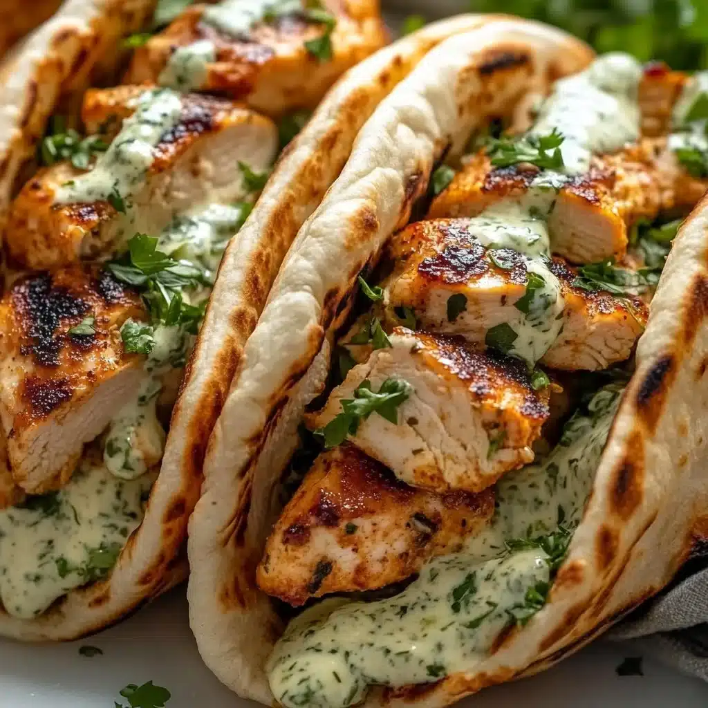 Sheet Pan Chicken Pitas with Herby Ranch