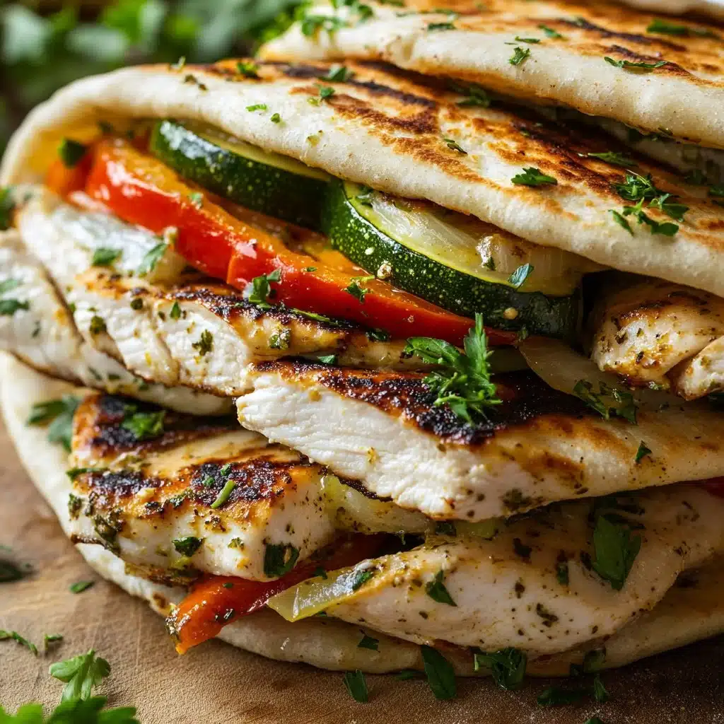 Sheet Pan Chicken Pitas with Herby Ranch